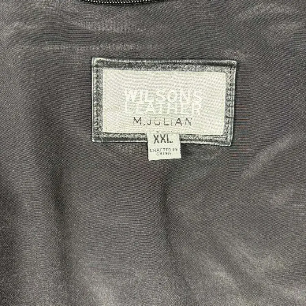 Vintage Wilsons Leather M. Julian Genuine Leather Insulated Bomber Jacket